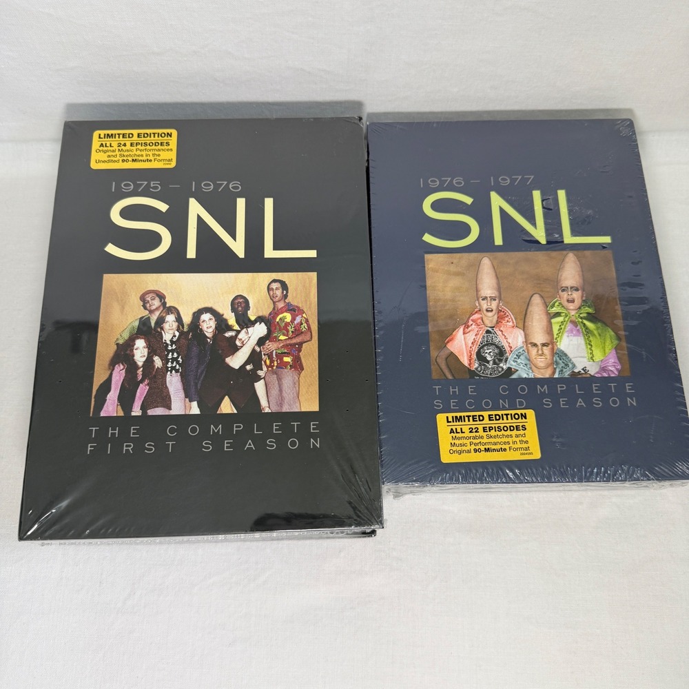 Saturday Night Live SNL Seasons 1 & 2 DVD Box Set 1975-1977 New Sealed 16-Disc